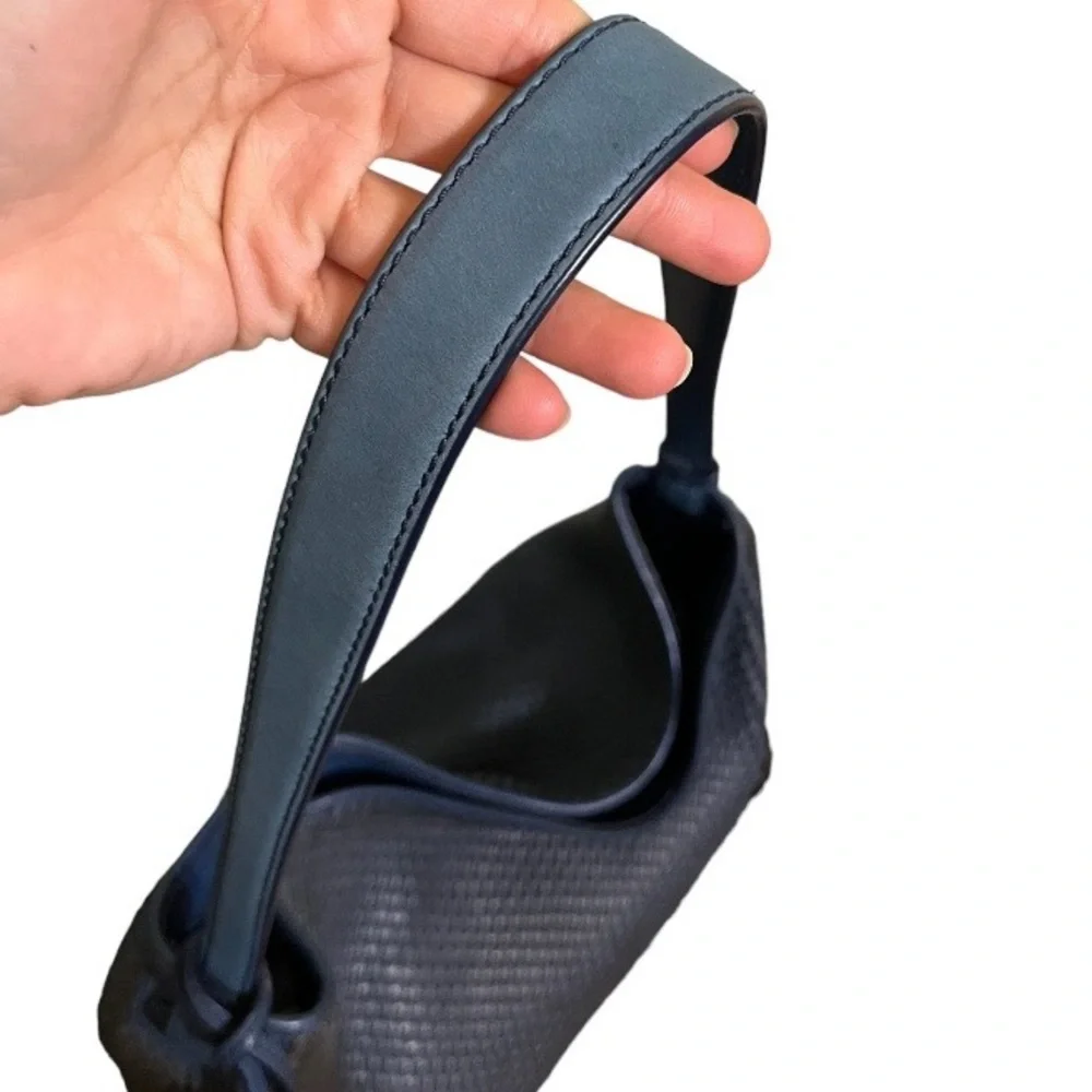 Nwot Blue Tory Burch Thea Woven Hobo Bag - Picture 5 of 13